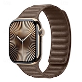 baratos Pulseiras de Apple Watch-Loop Solo Compatível com Pulseira Apple Watch 38mm 40mm 41mm 42mm 44mm 45mm 49mm Fecho Magnético Ajustável Silicone pulseira de substituição para iwatch Ultra 2 Series 9 8 7 SE 6 5 4 3 2 1