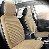 baratos Capas para bancos de automóveis-almofada de assento de carro aquecimento vibrador carro casa escritório lombar pescoço universal auto capa de assento dianteiro protetor aquecer no inverno