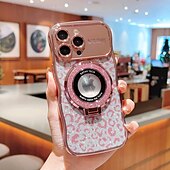 Недорогие Чехлы для iPhone-телефон Кейс для Назначение iPhone 16 15 14 Pro Max Plus iPhone 13 12 11 Pro Max Mini Кейс на заднюю панель со стендом Магнитный Поддержка беспроводной зарядки Ретро Покрытие
