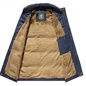 halpa Gilets-Miesten Tikattu liivi Päivittäin Vapaa-aika Syystalvi Tasku Polyesteri Mukava Yhtenäinen väri Vetoketju Stand-kaula-aukko Musta Khaki Armeijan vihreä Tumman sininen Liivi