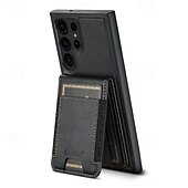 Недорогие Чехлы для Samsung-телефон Кейс для Назначение S24 S24 Ultra Plus S23 Ultra Plus S23 S22 S22 Плюс Ультра S25 Ультра Кейс на заднюю панель со стендом Съемный Магнитный Ретро ТПУ ПК Кожа PU