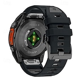 preiswerte Garmin-Uhrenarmbänder-Uhrenarmband für Garmin Fenix 8 47mm 51mm 7X 6 6X Pro Epix Pro Instinct 2X Approach S70 S62 S60 Forerunner 955 945 Epix Marq Descent Quatix 22mm 26mm Silikon Ersatz Gurt Quick Fit Verstellbar