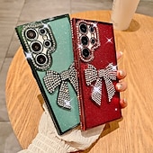 cheap Samsung Cases-Phone Case For S24 Ultra S24 Plus S24 S23 S23 Ultra S23 Plus S22 S22 Plus  Ultra A55 A35 A25 A15 5G S25 Ultra Back Cover Bling Glitter Shiny Shockproof Retro TPU