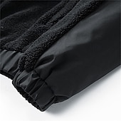 preiswerte Fleece &amp; 3 in 1 Jacken-Herren Wanderjacke Fleecejacke für Wanderer Winter Draussen warm Fleece-Futter Vliesjacken Voller Reißverschluss Klettern Camping / Wandern / Höhlenforschung Reisen Cachi scuro Schwarz Dunkelblau