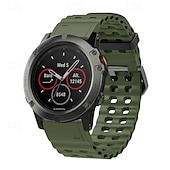 cheap Garmin Watch Bands-Watch Band for Garmin Fenix 8 47mm 51mm 7X 6 6X Pro Epix Pro Instinct 2X Approach S70 S62 S60 Forerunner 955 945 Epix Marq Descent Quatix 22mm 26mm Silicone Replacement  Strap Quick Fit Adjustable