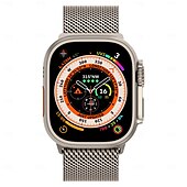 cheap Apple Watch Bands-Sport Band Milanese Loop Compatible with Apple Watch band 38mm 40mm 41mm 42mm 44mm 45mm 49mm Metal Clasp Stainless Steel Strap Replacement Wristband for iwatch Ultra 2 Series 9 8 7 SE 6 5 4 3 2 1