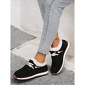 preiswerte Damenhausschuhe und -halbschuhe-Damen Winter-Schlupfschuhe mit Kunstfellfutter – gemütliche und flexible warme Freizeitschuhe für drinnen und draußen