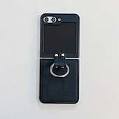 economico Cover Samsung-telefono Custodia Per Capovolgi Z 6 Z Flip 5 Z Flip 4 Z Flip 3 Per retro Fibbia ad anello Resistente agli urti Retrò TPU pelle sintetica