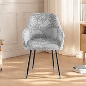 billige Spisestoltrekk-kontorstoltrekk med blomstertrykk stilig og elastisk slitesterk møbelbeskytter for en komfortabel og elegant innredning av arbeidsområdet