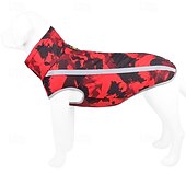 billige Frakker-Hunder Frakker Jakke Parka jakke med sele Reflekterende Varm Vannbestandig Hundeklær for Medium Large