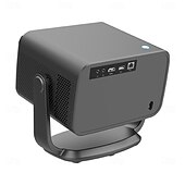 abordables Proyectores-Proyector mini inteligente p20pro de 3500 lúmenes, 5g, banda dual, wifi, bluetooth 5.1, hd, 1080p, led, android 13, corrección automática