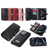 levne Pouzdra pro iPhone-telefon Carcasă Pro iPhone 16 Pro Max Plus iPhone 15 Pro Max Plus iPhone 14 13 12 11 Pro Max Plus Mini iPhone 14 Pro Max iPhone 13 12 11 Pro Max Zadní kryt Pouzdro na peněženku Magnetické Zip Slot
