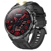 Χαμηλού Κόστους Smartwatch-νέο αθλητικό smartwatch bluetooth 1,85 ιντσών για άνδρες γυναίκες ενσωματωμένο έξυπνο φωνητικό βοηθό bluetooth κλήση παρακολούθησης συνολικής υγείας