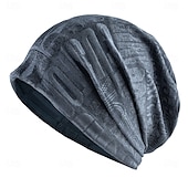 voordelige Muts-Voor heren Uniseks Muts Beanies 骷髅头毛线帽 Zwart Blauw Polyesteri Knus Alledaagse kleding Uitgaan Met Patroon
