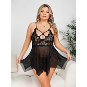 Babydoll Ruhák Alsónemű Pizsamák Karácsonyi pizsama Női Szexi Felnőttek Karácsony Újév szenteste Karácsony Parti Ruha olcso Szexi fehérnemű és hálóruha-Babydoll Ruhák Alsónemű Pizsamák Karácsonyi pizsama Női Szexi Felnőttek Karácsony Újév szenteste Karácsony Parti Ruha