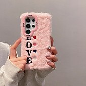 Недорогие Чехлы для Samsung-телефон Кейс для Назначение S24 S24 Ultra Plus S23 Ultra Plus S23 A55 5G A14 A54 Кошелек для карт со стендом Защита от удара Ретро Плюш