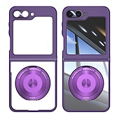 levne Pouzdra pro Samsung-telefon Carcasă Pro Z Flip 7 Z Flip 6 Z Flip 5 Zadní kryt se stojánkem Nárazuvzdorné Retro TPU PC
