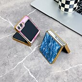 billige Samsung-etui-telefon Etui Til Samsung Galaxy Z Flip 5 Bakdeksel Støtsikker Kontor / Bedrift Herdet glass Belegg