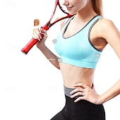 economico Reggiseni sportivi-Per donna Supporto leggero Reggiseni sportivi Reggiseno da corsa Scollatura posteriore Buon top Imbottito Fitness Attività ricreative Corsa Traspirante Leggero Morbido Nero Blu Fuschia Tinta unita