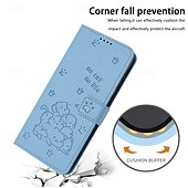 baratos Capas para iPhone-telefone Capinha Para iPhone 16 Pro Max Plus iPhone 15 Pro Max Plus iPhone 14 13 12 11 Pro Max Plus Mini SE Capa para Cartão Wallet Com Suporte Proteção de corpo inteiro com pulseira Gato Retro TPU