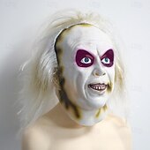 levne Masky-Zombie předvečer Všech svatých Maska Plná hlava Realistická maska Beetlejuice Strašidelný kostým Dospělé Unisex předvečer Všech svatých Karneval Výkon Párty Jednoduché Halloweenské kostýmy Oblékněte