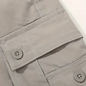 Χαμηλού Κόστους Στρατιωτικά παντελόνια-Ανδρικά Παντελόνια με τσέπες Παντελόνια Κουμπιά Πολλαπλή τσέπη Σκέτο Γρήγορο Στέγνωμα Ύγρανση Πλήρες μήκος ΕΞΩΤΕΡΙΚΟΥ ΧΩΡΟΥ Καθημερινά Κατασκήνωση &amp; Πεζοπορία Μοντέρνα Κλασσικό Μαύρο Πράσινο Χακί