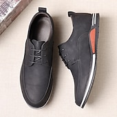 baratos Ténis para Homem-sapatos casuais masculinos com cadarço - tênis leves para caminhada com sola antiderrapante durável e ajuste confortável, perfeitos para uso diário