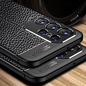 Недорогие Чехлы для Samsung-телефон Кейс для Назначение S24 Ultra S24 Plus S24 S24 ФЭ S23 S23 Ultra S23 Plus S22 S22 Plus S21 FE Кейс на заднюю панель Защита от удара Ретро ТПУ Кожа PU