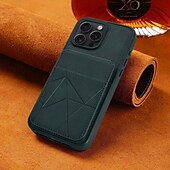 お買い得  iPhone用ケース-電話 ケース 用途 iPhone 16 Pro Max プラス iPhone 15 プロマックスプラス iPhone15 iPhone 14 Pro Max iPhone 13 12 11 Pro Max バックカバー スタンド付き カード挿入口 耐衝撃 レトロ風 TPU PUレザー
