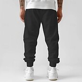 preiswerte Sweatpants-Herren Text Jogginghose Trainingshose Jogginghose Jogger Hosen Hose Mittlere Taillenlinie Elastischer Kordelzug in der Taille Modisch Brautkleider schlicht Outdoor Heim Strasse Tasche Frühling Herbst