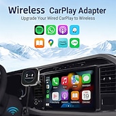 Недорогие автомобильные адаптеры-беспроводной адаптер CarPlay Ottocast с дисплеем и настраиваемым экраном, подключенный к беспроводному ключу CarPlay, автоматический адаптер CarPlay Plug &amp; Play