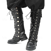 お買い得  靴-レトリ／ヴィンテージ 中世 仮面舞踏会 ゲートル シューズカバー 男性用 男女兼用 海賊 王立 スチームパンク カーニバル マスカレード 性能 パーティー 舞台 成人 シューカバー