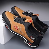 abordables Baskets-chaussures de sport à enfiler pour hommes avec motif flamme – baskets de sport légères et confortables pour une tenue décontractée et active
