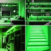 baratos Luzes de tira USB-Luz LED COB USB 5V 1 metro 320LED Desligamento temporizado de 60 segundos Escurecimento de 6 níveis com cabo USB de 1,5 metros Adequado para cozinha, quarto, festa, iluminação doméstica DIY