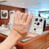 levne Pouzdra pro iPhone-telefon Carcasă Pro iPhone 16 Pro Max Plus iPhone 15 Pro Max Plus iPhone 14 13 12 11 Pro Max Plus iPhone 13 12 11 Pro Max Zadní kryt s poutkem na zápěstí Nárazuvzdorné Retro Pokování