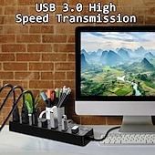cheap USB Hubs-Extension Computer One Drag Seven Multi-interface Hubs With Switches