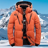economico Piumini-Per uomo Giacca con cappuccio Giacca in pile da escursione Inverno All&#039;aperto Antivento Caldo Morbido Comodo Giacche in pile Cerniera intera Campeggio / Escursionismo / Speleologia Viaggi Sport