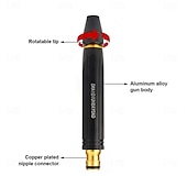 cheap Vehicle Cleaning Tools-Car Washing High Pressure Water Gun Nozzle Garden Hose Nozzle Spray High Pressure Metal Water Gun Sprinkler Adjustable Metal Nozzle Garden Hose Sprinkler