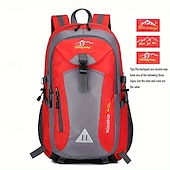 abordables Mochila de senderismo-40 L Mochilas de Senderismo Mochila Cremallera Multi bolsillo - Resistente a la lluvia Diseño Anatómico Listo para vestir Duradero Al aire libre Senderismo Cámping Militar Nailon Negro Verde Ejército