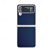 お買い得  サムスン用ケース-Samsung Galaxy Z Flip 6 Z Flip 5 Z Flip 4 Z Flip 3 用の電話ケース バックカバー ショックプルーフ レトロ TPU PUレザー