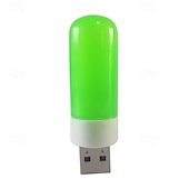abordables Bombillas LED tipo globo-1 luz nocturna USB, teclado de computadora, luz portátil para dormitorio de estudiantes para acampar al aire libre y uso en interiores