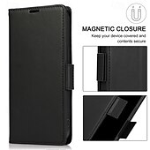 cheap Samsung Cases-Phone Case For S24 S24 Ultra Plus S24 FE S23 S22 S21 S20 Ultra Plus FE A55 A35 A25 A15 5G A14 A34 A73 A53 A33 A72 A52 A42 A12 Back Cover with Stand Holder with Wrist Strap Card Slot Retro TPU PU