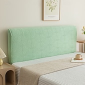 abordables Accesorios de ropa de cama-Fundas para cabecera de cama Funda para cabecera de cama elástica Funda/funda elástica para cabecera, tela de terciopelo suave estampada, funda protectora para la espalda, todo incluido, lavable para