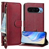 levne Ostatní pouzdra-telefon Carcasă Pro Google Pixel 9 Pro Pixel 9 Pro XL Pixel 8 Pro Pixel 8 Pixel 9 Pixel 7 Pixel 7 Pro Pixel 6 Pixel 6 Pro Pouzdro na peněženku se stojánkem Zip Ochrana celého těla Retro TPU PU kůže