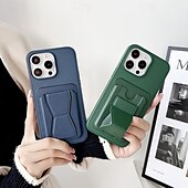 cheap iPhone Cases-Phone Case For iPhone 16 Pro Max Plus iPhone 15 Pro Max Plus iPhone 14 13 12 11 Pro Max Plus iPhone 14 Pro Max iPhone 13 12 11 Pro Max Back Cover with Stand Holder Card Slot Shockproof Retro TPU PU