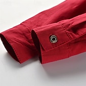 billiga T-shirts och skjortor för pojkar-Barn Pojkar Skjortor Ensfärgat Långärmad Lappverk Utomhus Mode Ljusgrön Vår &amp; Höst Kläder 3-7 år
