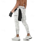 baratos Calças de Corrida &amp; Meias-Homens Calça Joggers Calças Esportivas Calças de Corrida Calça esportiva Calças de ginástica Bolsos Com Cordão Laço de toalha Cintura elástica Calças Ao ar livre Desportos e Ar livre Atlético Secagem