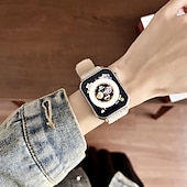 Недорогие Ремешки для часов Apple-Solo Loop Совместим с Ремешок для часов Apple Watch 38мм 40мм 41мм 42мм 44мм 45мм 49мм Очаровательный Регулируется Дышащий Нейлон Сменный ремешок для часов для iwatch Ultra 2 Series 9 8 7 SE 6 5 4 3