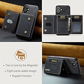 abordables Coques iPhone-téléphone Coque Pour iPhone 16 Pro Max Plus iPhone 15 Pro Max Plus iPhone 14 13 12 11 Pro Max Plus iPhone 14 Pro Max iPhone 13 12 11 Pro Max Coque Arriere Avec Support Détachable Magnétique Rétro TPU