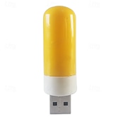 abordables Bombillas LED tipo globo-1 luz nocturna USB, teclado de computadora, luz portátil para dormitorio de estudiantes para acampar al aire libre y uso en interiores